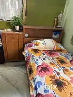 Single bed with mattress