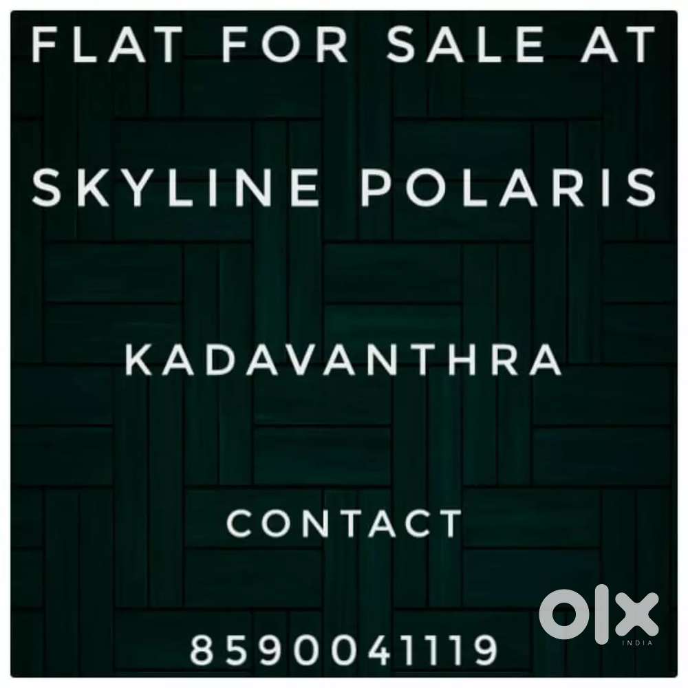 Flat for sale at Kadavanthra