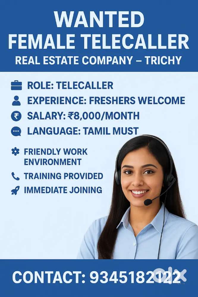 Female telecaller wanded