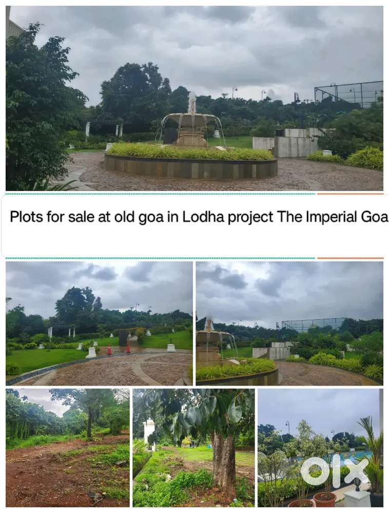 Plots for sale in old goa I'm Lodha project