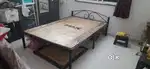 Metal frame double bed 6x4 ft