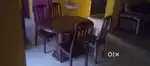 4 Seater wooden dining table