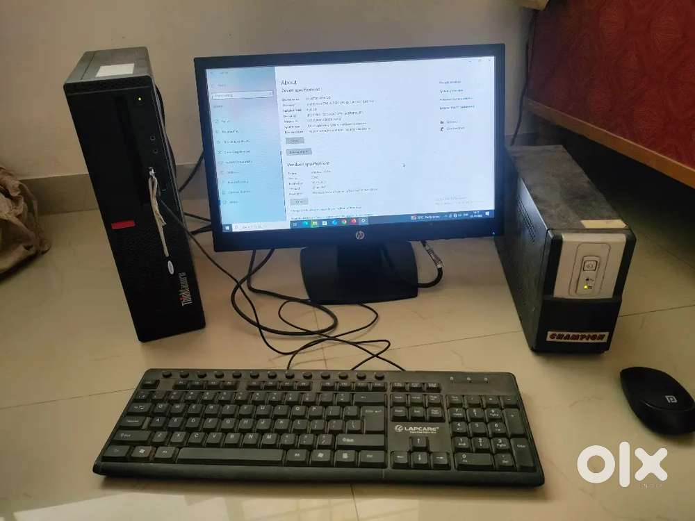 Desktop computer Intel (R) Core (TM) i5-7500 CPU 3.40 GHz 8GB RAM