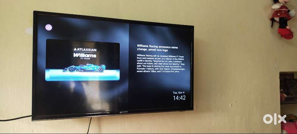 Micromax LED TV, 32, 8 yr. Old