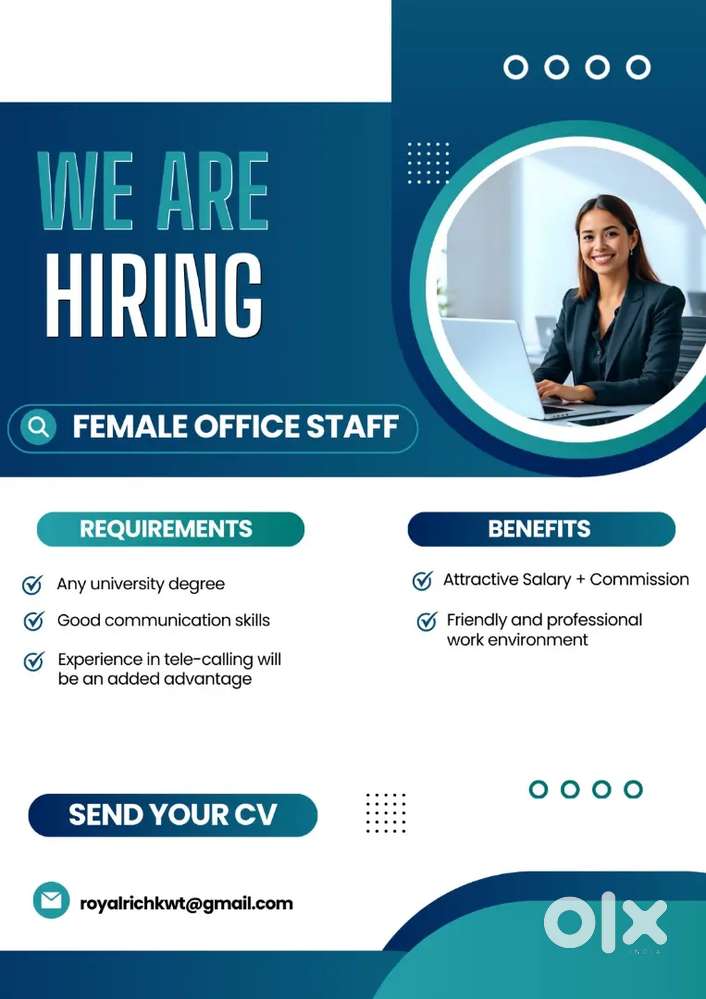 Receptionist age 24 to 30