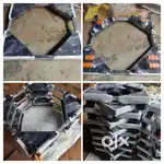 Heavy duty washing machine fridge stand trolley