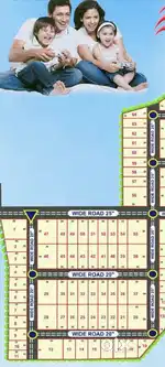मॉडल स्कूल के आगे फोरलेन से 1km  अंदर प्लॉट उपलब्ध  है 280 रुपए sqf.