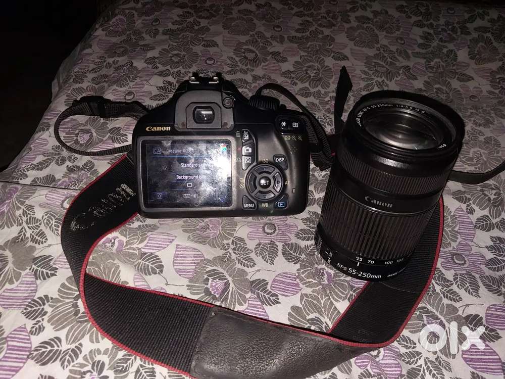 Canon 1100d + 2 lens + charger + otg