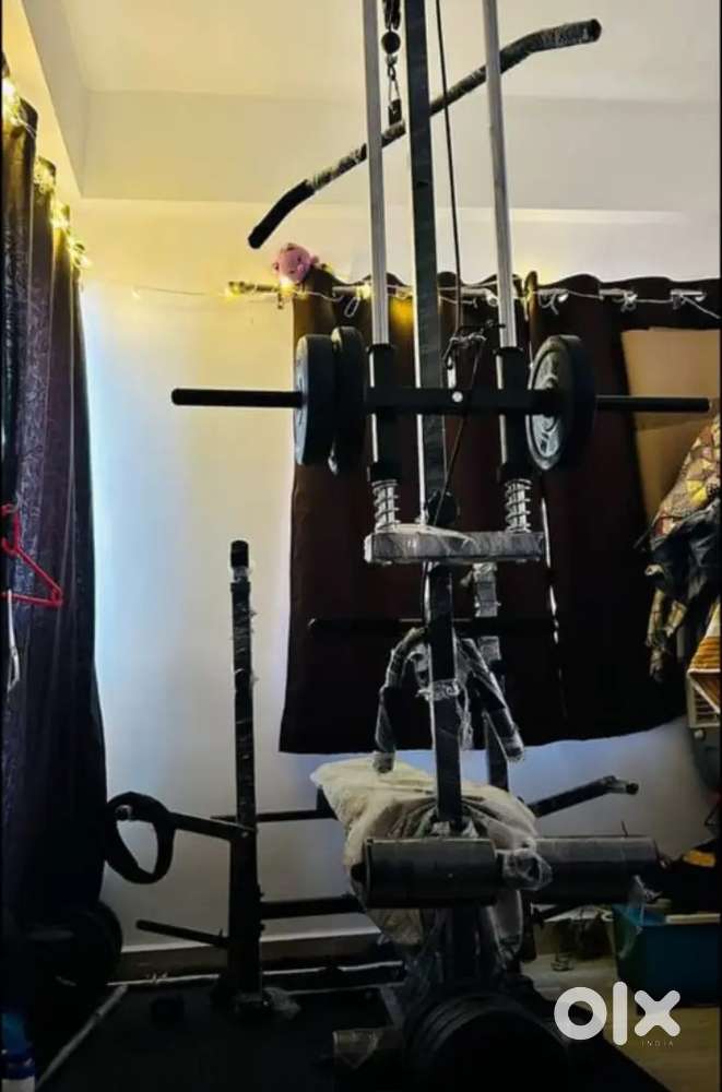 50kg Gym Bench and Gym Equipments