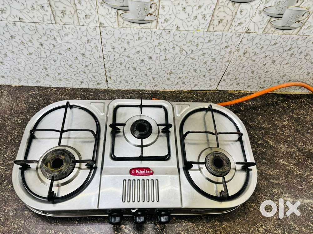 Khaitan company three gas stove brand-new condition
