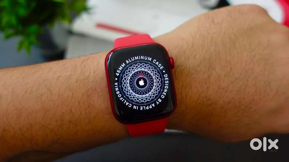 Apple Watch Series 7(Cellular+GPS, 41mm) RED Aluminium With Bill,Box