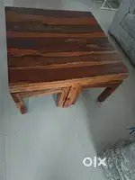 Coffee table with 4 stool