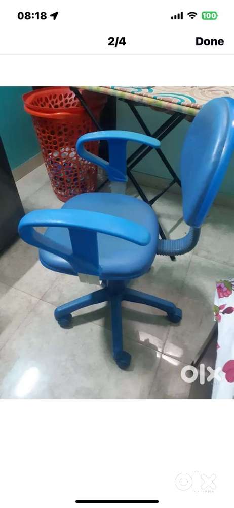 Kids computer chair blue office chair
