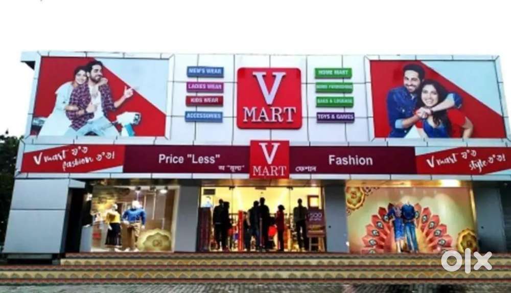 V-MART MALL Boys And Girls Fresher And Experience Apply Now.