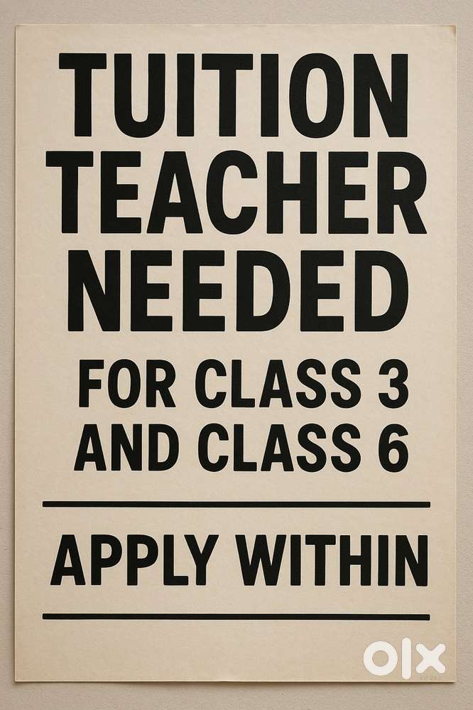Female Tutor Needed in Nerul Navi Mumbai