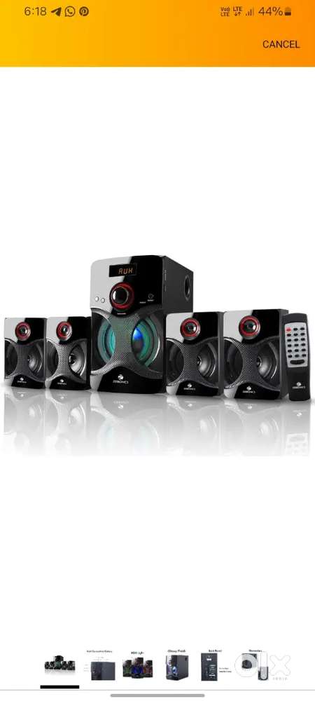 Zebronics speaker 4:1