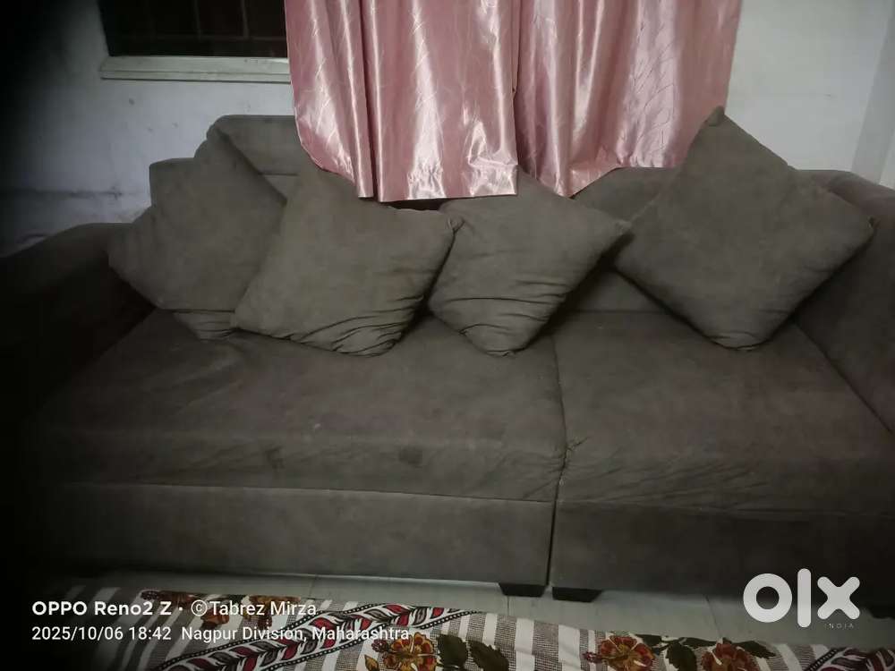 1 year old l shape sofa set
