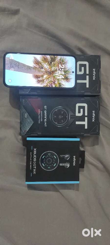 Infinix gt 30 pro fresh piece gaming kit, infinix xbuds also available