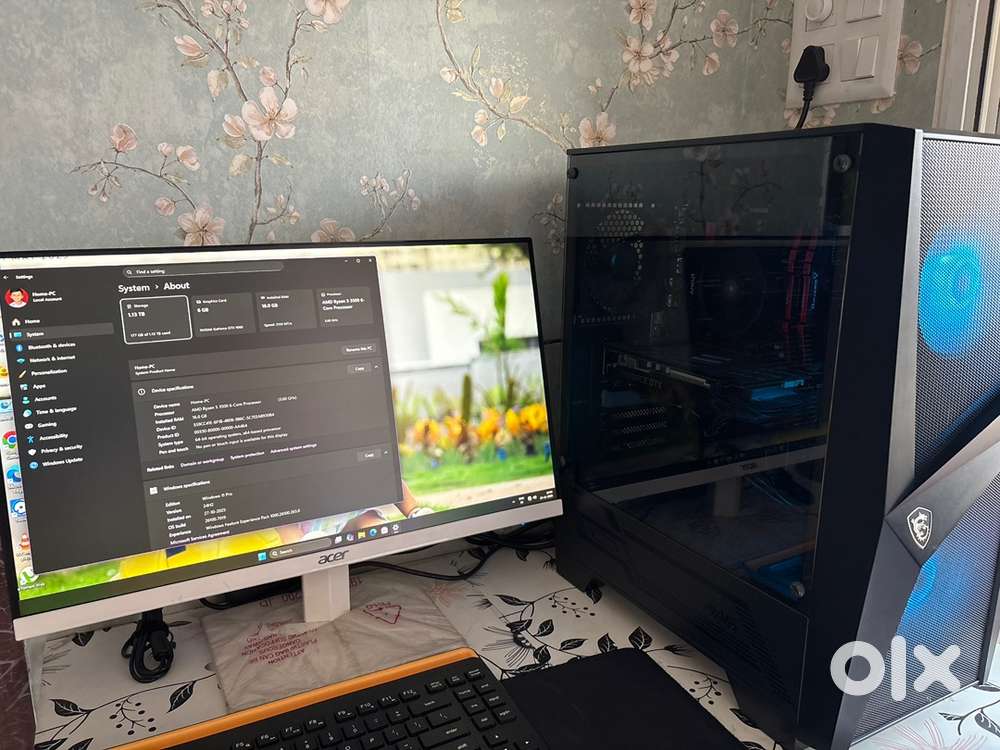 Gaming PC with Monitor