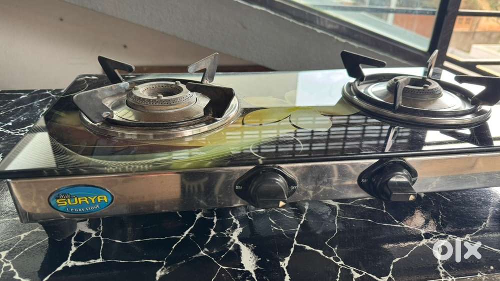 Glass Double burner Gas Stove