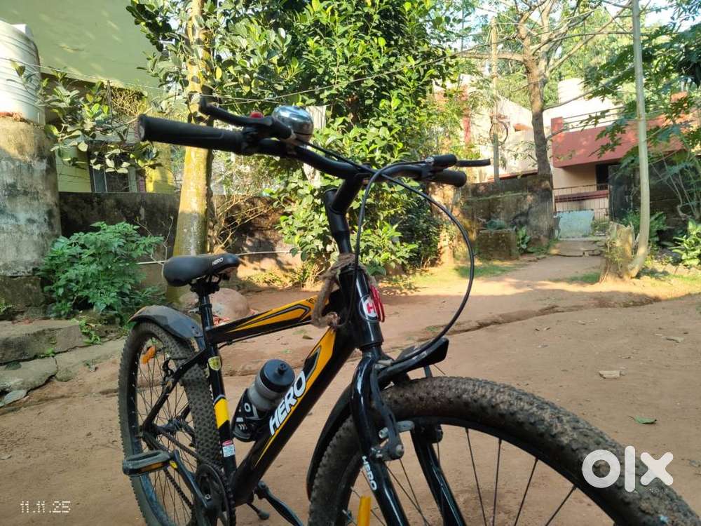 Hero bicycle  of 1 year old with water bottle stand.
