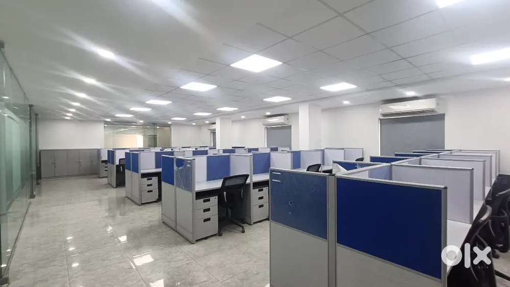 55 Workstations 4 Cabins 1 Conference plug and play office for Rent