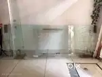 Toughened glass door , toughened glass,matress,side table, 2 pc