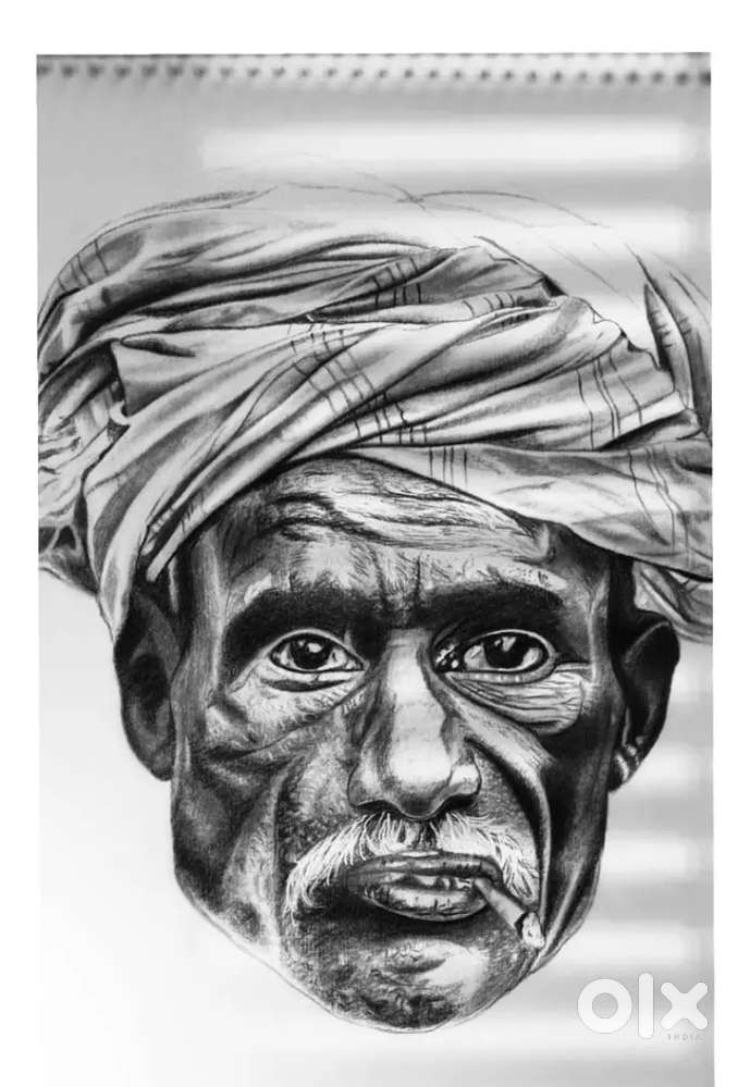 An old man sketch