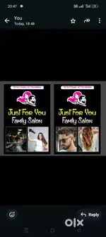 Family salon male and female need