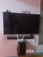 Tcl 55 inch tv and boat 160w sound bar combo