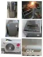 Newly purchased LG AC 1.5 T + LG Refrigerator 185 Ltr. + Washing m/c