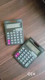 Casio MJ-12SB Calculators (2 items )– Like New – Used Only for Exam