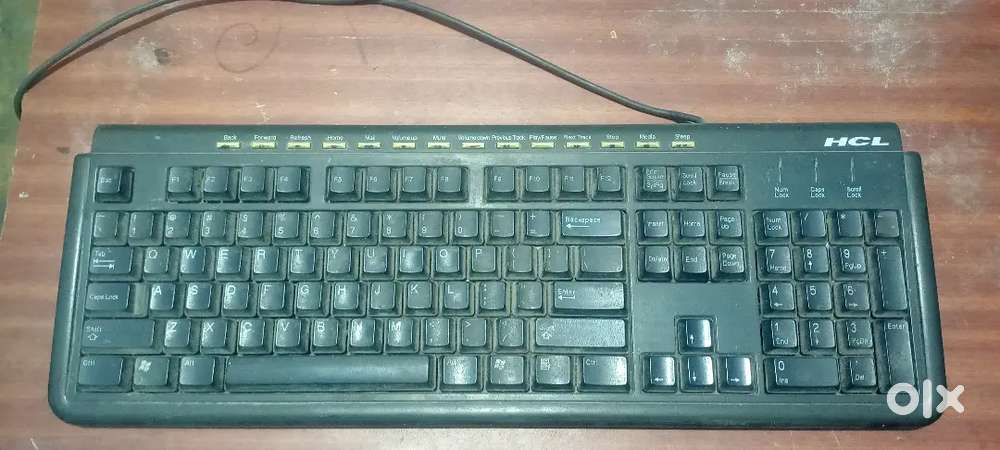 HCL old wired keyboard with PS/2 pin
