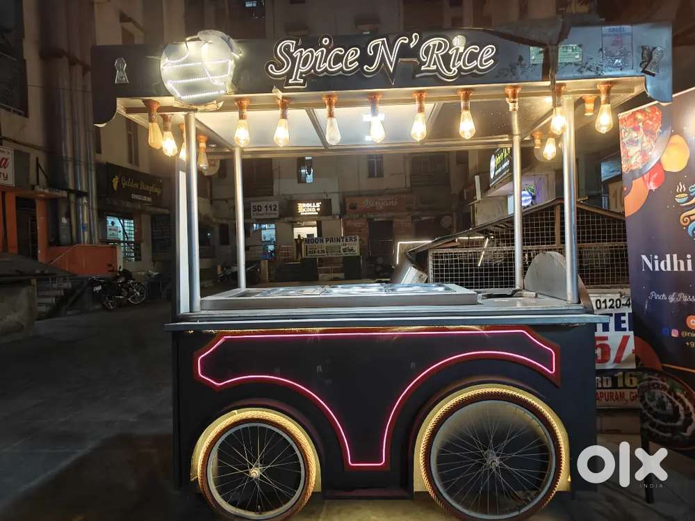 food cart with Banbury water heater