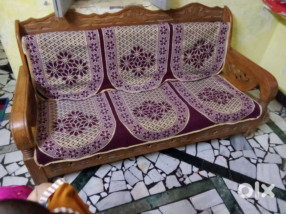 Wooden sofa set