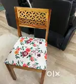 Elegant 4-Seater Sheesham Wooden Dining Table – Great Condition!