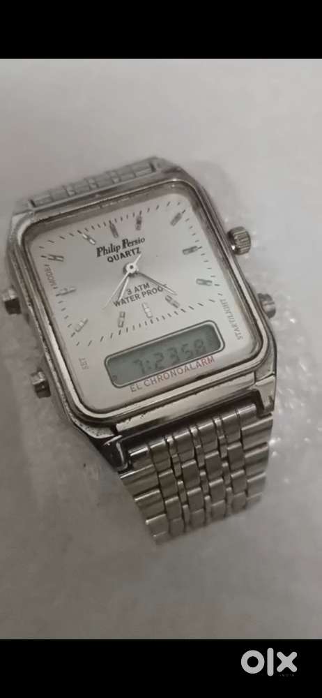 Vintage dual time watch