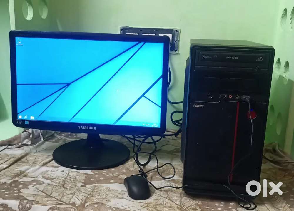 Full pc good working condition cpu monitor keyboard and mouse