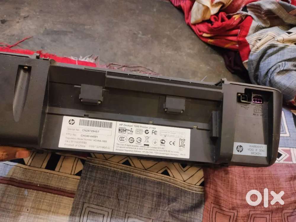 HP DESKJET 1000 PRINTER not working