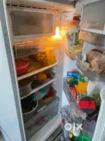 Grey fridge