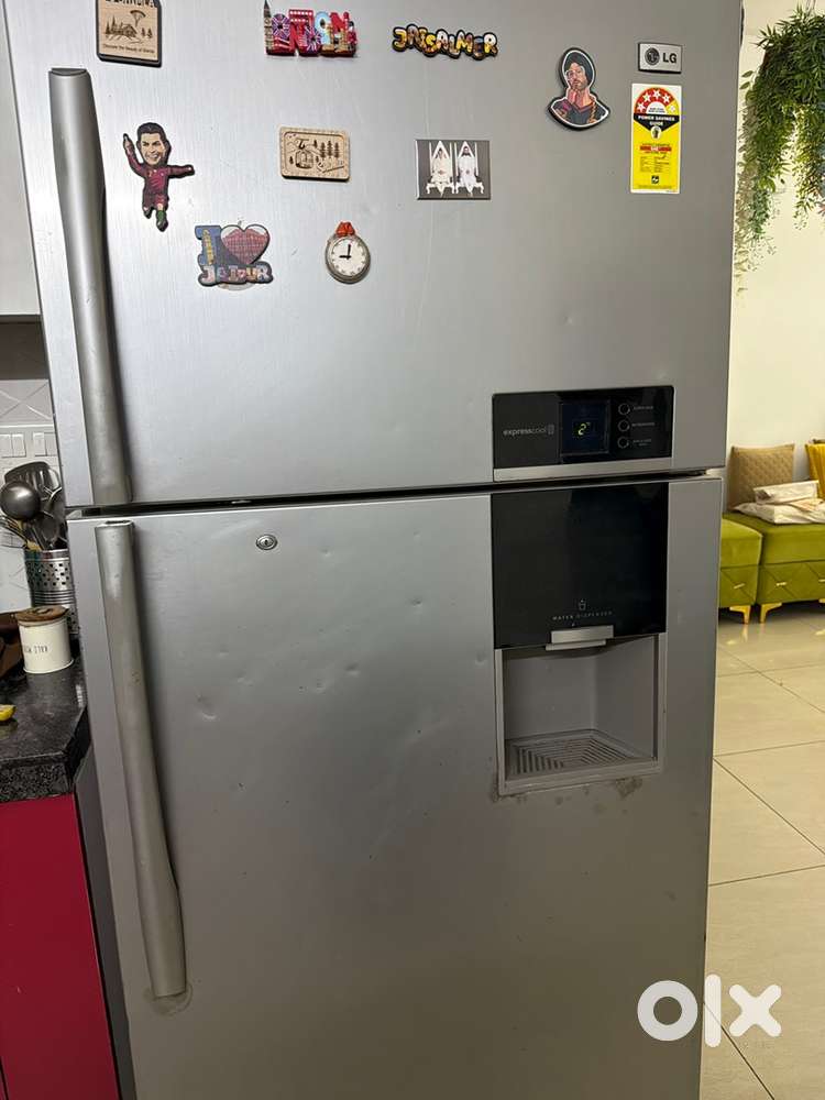 Lg 559 liters double door silver colour 4 star rating