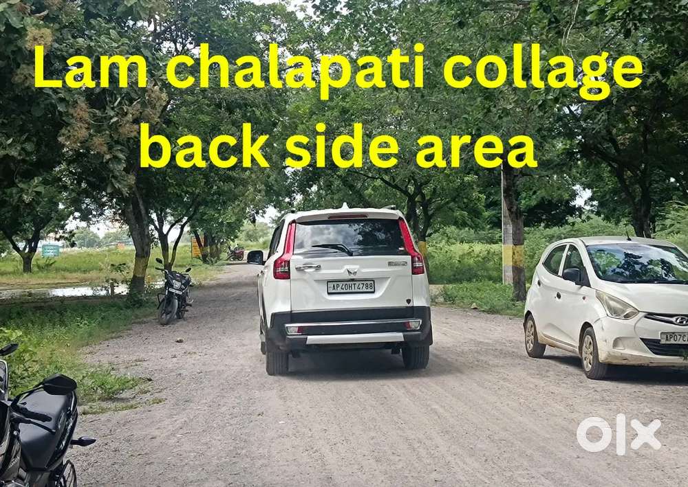 Lam chalapati college back side  road plot sale