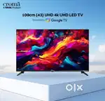 Croma tv (43 inch ultra hd) branded new