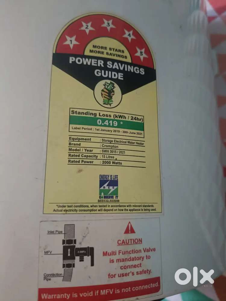 Crompton Gijjar (bathroom gijjar)(15 ltr)