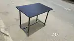 Brand new study table /metal frame wooden top