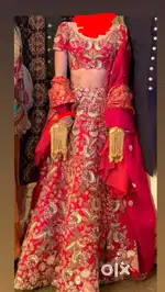 Wedding lehenga - red colour-price -70000