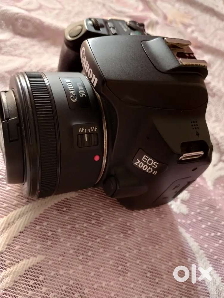 Canon 200D mark 2 with 50mm prime and 55-250mm Lens