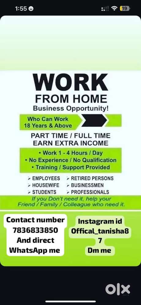 Work from home opportunities