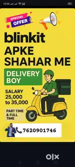 Blinkit delivery boy
