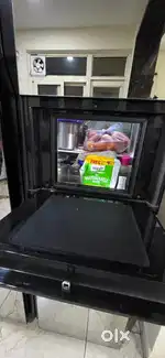 Samsung double door , with water dispenser and bar counter